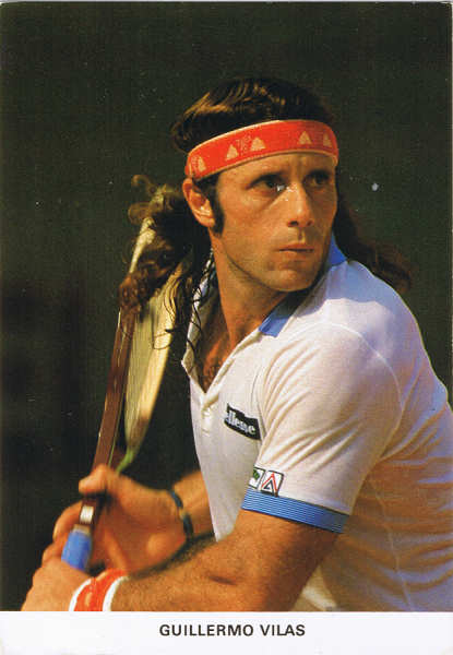 L6/SP.7044 - GUILLERMO VILAS - Ed. Published by Le-Roye Productions Ltd. Beckenham, Kent, England. World Copyright Michael Cole - SD - Dim. 10,4x14,9 cm - Col. Manuel B�ia (1986)