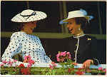 R 13 - H.R.H. Princess Anne & Princess Diana at Derby - Ed. Fincom Holdings Ltd. Tel: 01 350 0092 Photo: Bryn Colton  Printed in England - SD - Dim. 15x10,5 cm - Col. Manuel B�ia (1986).