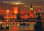 SV-373a - LONDON - The Houses of Parliament - Ed. KARDORAMA, P.O. BOX 85, POTTERS BAR, HERTS, EN6 5AD. Tel. 01707 271710. Printed in E.C. - SD - Dim. 17x12 cm - Col. F�tima Manuela B�ia (2011).