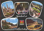 N� 406 - Lourdes. Vistas v�rias - Edition P. Doucet, Lourdes - Circulado em 1967 - Dim. 15x10,5 cm - Col. Monge da Silva
