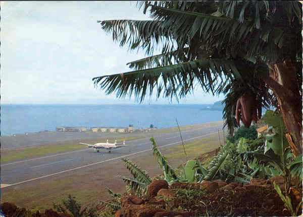 MD 49 - MADEIRA. O Aeroporto - Editor n�o indicado - Dim. 14,7x10,5 cm - Circulado em 1966 - Col. A. Monge da Silva