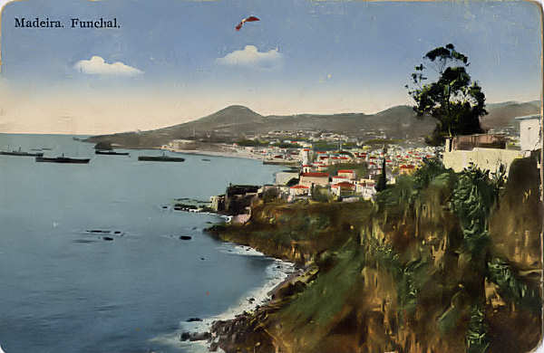 BP 186 - Madeira Funchal - Edi��o an�nima - Circulado em 1944 - Dim. 8,9x13,7 cm - Col. Bas�lio Ministro