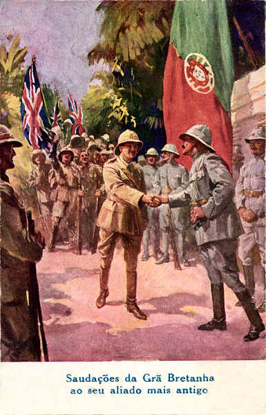 SN - Sauda��es da Gr� Bretanha... - Edi��o an�nima - Dim. 14x8,8 cm - Col. Am�lcar Monge da Silva (cerca de 1915)