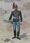 N� 189-21 - Corneteiro de Artilharia de Guarni��o e Montanha, 1899 - Aguarela do Cor. Ribeiro Artur - Edi��o Jornal do Ex�rcito, 1987 - Dim. 15x10,3 cm - Col. A. Monge da Silva