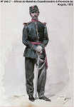 N� 242-27 - Oficial do Batalh�o Expedicion�rio � Prov�ncia de Angola, 1873 - Aguarela do Cor. Ribeiro Artur - Edi��o Jornal do Ex�rcito, 1987 - Dim. 15x10,3 cm- Col. A. Monge da Silva