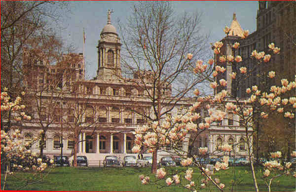N� 511 - City Hall - Editor �De Luxe Greeting Card Co�, Newark - Dim . 14x8,9 cm - Col. A. Monge da Silva (cerca de 1950)