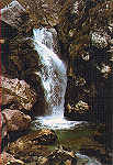 N� 110 - Picos da Europa. Tielve. Cascada em el Rio Duje (Acabamento rugoso) - Ediciones Secilia, Zaragoza - Dim. 15x10,4 cm - Col. Am�lcar Monge da Silva (1992)