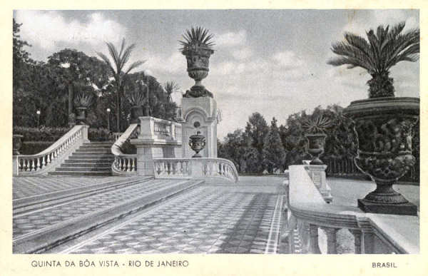 SN - Quinta da Boa Vista - Dim. 13,8x9 cm 0 - Editor Comiss�o Brasileira dos Centen�rios de Portugal - Col. A. Monge da Silva (1940)