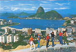 N� 12 - Enseada de Botafogo - Dim. 15x10,4 cm - Editora Brastur, Rio - Adquirido em 1974 -  Col. A. Monge da Silva (1973)