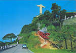  N� 14 - Caminho do Corcovado - Dim. 15x10,4 cm - Editora Brastur, Rio - Adquirido em 1974 -  Col. A. Monge da Silva (1973)
