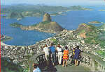 N� 18 - Mirante do Corcovado - Dim. 15x10,4 cm - Editora Brastur, Rio - Adquirido em 1974 -  Col. A. Monge da Silva (1973)