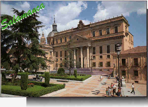 N� 125 - Salamanca.  Palacio de Anaya (Facultad de Filosofia) - Ed. Arribas - Dim.15x10,3 cm - Col. M�rio Silva