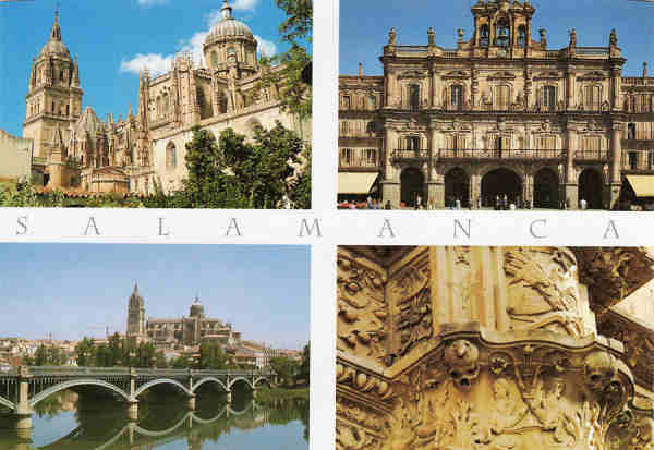 N� 154 - Salamanca - Ed. Arribas - Dim.15x10,3 cm - Col. M�rio Silva