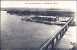SN - SANTAR�M. Ponte sobre o Tejo - Edi��o Luiz Filipe Baptista & Cia - Dim. 14,2x9,2 cm - Col. A. Monge da Silva (1930)