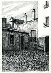 N� 15 - P�tio do Beco do Felejo - Desenho de Ars�nio Ressurrei��o - Ed. da Associa��o de Defesa do Patrim�nio Hist�rico e Cultural de Santar�m - 1990 - Dim. 10,5x15,1 cm - Col. Miguel Soares Lopes