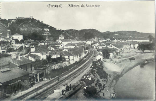 SN - Ribeira de Santarem - cheia - Edi��o de Luiz Filipe Baptista & C.� - Dim. 8,9X13,9 - n�o circulado - Col. Jos� Belchior Costa