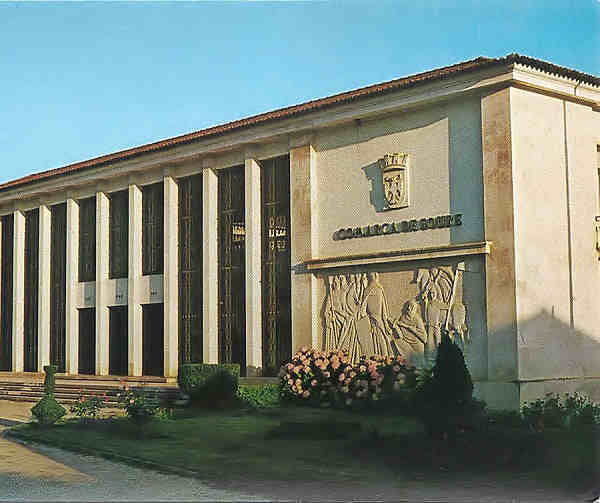 N� 9 - Soure. Pal�cio da Justi�a - Ed. Papelaria Armindo - Foto F. Rocha (1983) - Dim. 10,5x15 cm. - Col. Silva Rocha