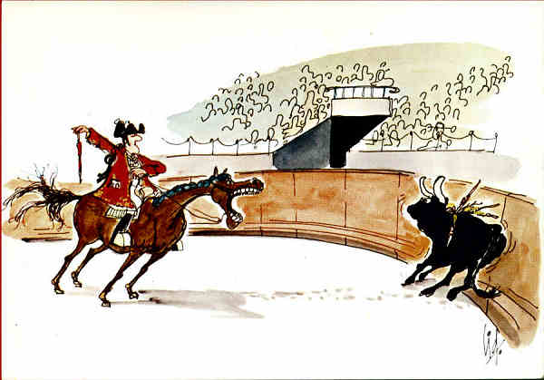 Desenho N� 3 - Cartoon de Cid - Editor Postais Cid, 1985 - Dim. 15x10,5 cm - Col. A. Monge da Silva