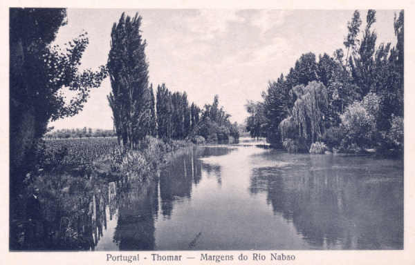 N� 53-TOMAR. Margens do Rio Nab�o - Edi��o Loja do Barateiro - (cerca de 1930) - Dim. 13,9x9 cm. - Col. A. Monge da Silva
