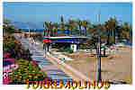 Ref 14 - Torremolinos - Costa del Sol. Paseo Mar�timo - Rd. L. Dominguez Foto Sergio Reyes - Dim.15x10,3 cm - Col. M�rio Silva