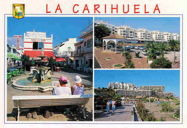 Ref 16 - Torremolinos - Costa del Sol - La Carihuela - Ed. Dominguez S.A. - Dim.18x10,3 cm - Col. M�rio Silva