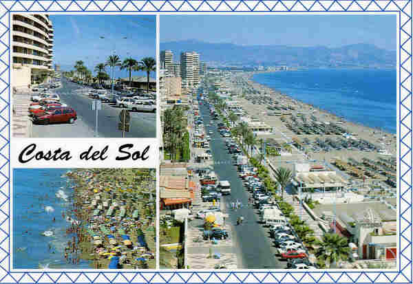 Ref. 50 - Costa del Sol Playas de Torremolinos - Ed. Almacenes Regalosol Andaluzia S.L. - Dim. 15x10,5 cm. - Col. M�rio Silva