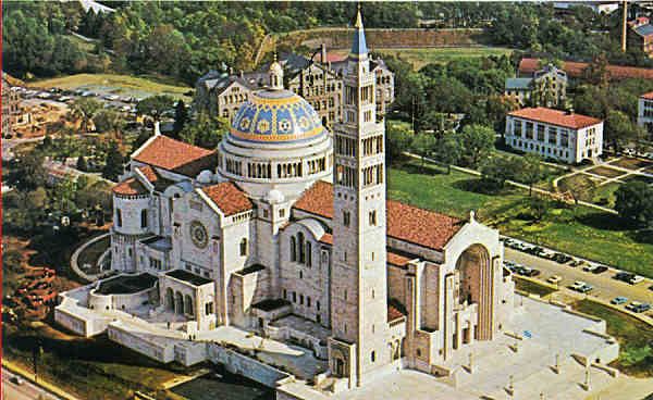 SN - National Shrine of the Imaculate Conception - Edi��o an�nima - Dim. 14x8,9 cm - Col. Am�lcar Monge da Silva (c. 1970)