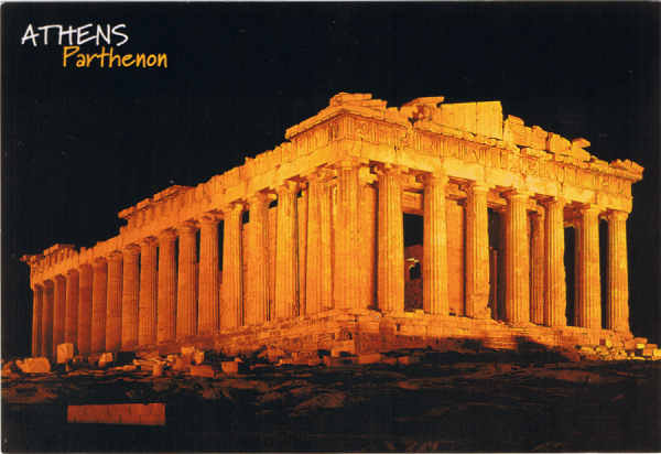 B 282 - Gr�cia ATENAS - Part�non - Ed. HAITALIS,13, ASTROUS STR.,13121 ATENAS, TEL.:210 5766883 - SD - Dim. 16,1x11 cm - Col. F�tima B�ia (2007)