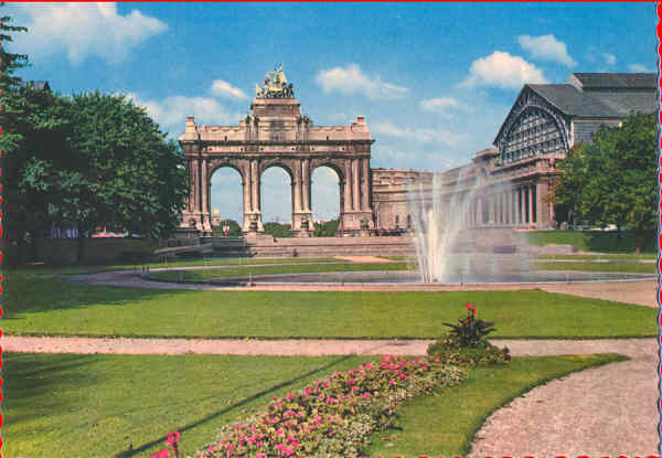 N� 148 - Parque e Pal�cio do Cinquenten�rio - Edi��o JC - Dim. 14,9x10,4 cm - Col. A. Monge da Silva (c. 1968)