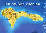 SN - Cabo Verde. Ilha de S�o Nicolau - Ed. PiLu Bela Vista - tel +238 324267 - Cartografia: dr. Pitt Reitmaier www.bela-vista.net - SD - Dim. 14,8x10,5 cm - Col. Manuel B�ia (2011).