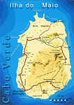SN - Mapa - MA Cabo Verde Ilha do Maio - Ed. PiLu Bela Vista - tel +238 2324267 - Cartografia: Dr. Pitt Reitmaier www.bela-vista.net - SD - Dim. 10,5x14,8 cm - Col. Manuel B�ia (2011)