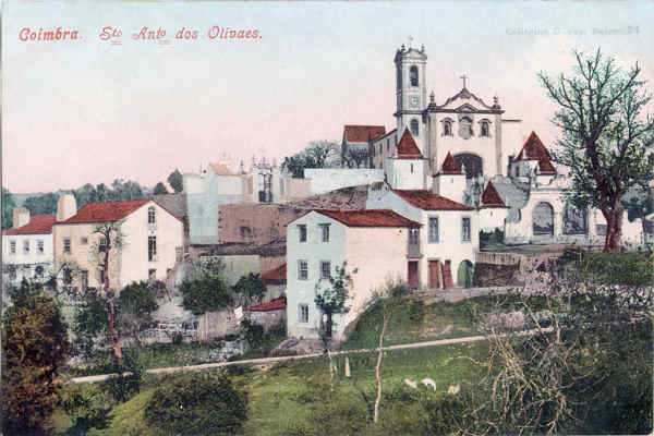 Col. C, 24 - St� Ant� dos Olivaes - Pap. Borges, Coimbra - Impresso Purguer & Co, Munchen, Photochromiekarte 3440 - Dim. 136x88 mm - Col. A. Monge da Silva (cerca de 1905)