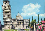 SN - Pisa, Torre pendente e abside da catedral - Editor �G.S.�, Pisa - Dim. 14,8x10,3 cm - Col. Monge da Silva - Adquirido c. 1976