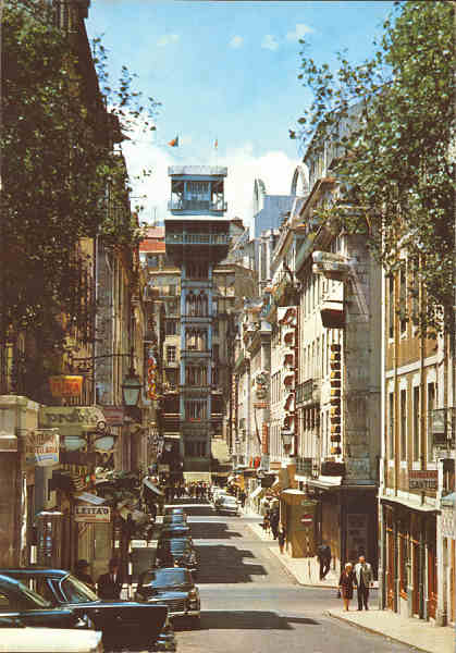 N� 251 - Lisboa (Portugal). Elevador de Santa Justa - Ed. Colec��o D�lia - SD - Dim. 148x103 mm - Col. Gra�a Maia