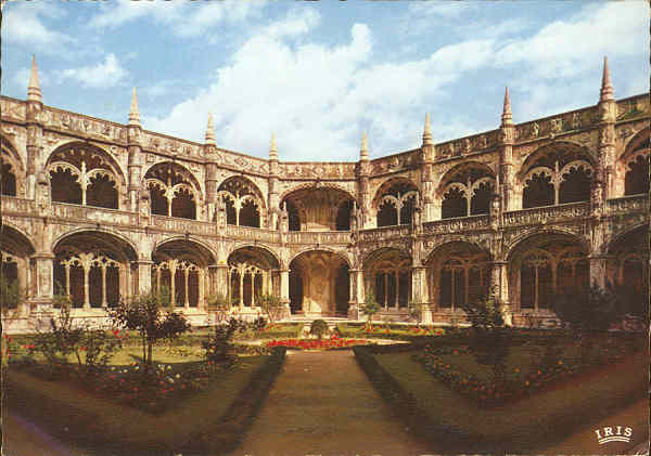F-431 - LISBOA. Claustro dos Jer�nimos - Ed. Iberex, Lisboa - SD - Dim. 104x148 mm- Col. Gra�a Maia