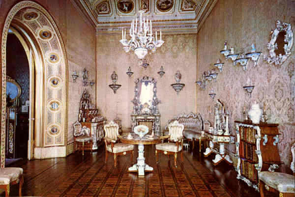 N� 836 - Lisboa. (Portugal). Pal�cio Nacional da Ajuda. Sala de Saxe - Colec��o Passaporte (LOTY) - SD - Dim. 104x150 mm - Col. Gra�a Maia