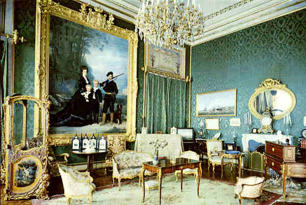 N� 837 - Lisboa. (Portugal). Pal�cio Nacional da Ajuda. Sala Verde - Colec��o Passaporte (LOTY) - SD - Dim. 104x150 mm - Col. Gra�a Maia