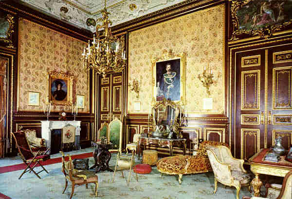 N� 839 - Lisboa. (Portugal). Pal�cio Nacional da Ajuda. Toucador da Rainha D. Maria Pia - Colec��o Passaporte (LOTY) - SD - Dim. 104x150 mm - Col. Gra�a Maia