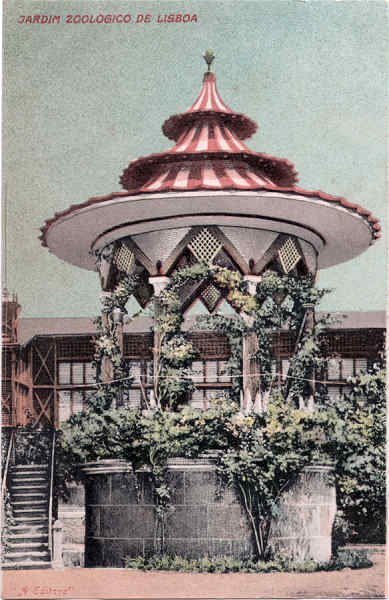 S/N - Jardim Zool�gico de Lisboa - Editor "A Editora", Conde Bar�o, 50, Lisboa - Dim. 138x89 mm - Col. A. Monge da Silva (cerca de 1925)