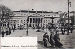 S.R. 109 - Pra�a D. Pedro V - Edi��o Rocha, Lisboa - Dim. 138x90 mm - Col. A. Monge da Silva (cerca de 1905)