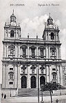 N� 450 - Egreja de S. Vicente - Edi��o Rocha, Lisboa - Dim. 137x88 mm - Col. A. Monge da Silva (cerca de 1910)