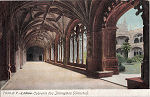 N� 1030 - Convento dos Jeronymos (Claustro) - Edi��o B.P. - Dim. 137x89 mm - Col. A. Monge da Silva (cerca de 1905)