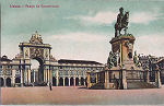 N� 1124 - Pra�a do Commercio - Edi��o Costa, Rua do Ouro, 295, Lisboa - Dim. 139x90 mm - Col. A. Monge da Silva (cerca de 1905)