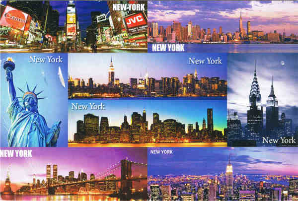 SN - NEW YORK - Ed. STUDIO ZAKE NEW YORK Tel.718-639-0908 PRINTED IN NYC - SD - Dim. 15,2x10,3 cm - Col. F�tima Manuela B�ia (circulado em DEZ.� 2011)