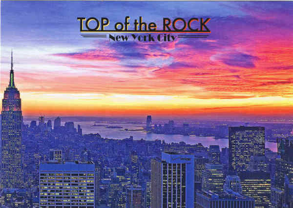 SN - NEW YORK City - Top of the Rock - Ed. TM & Top of the Rock 2007 - Dim. 15,3x10,8 cm - Col. F�tima Manuela B�ia (2011)