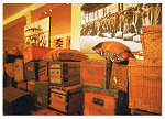 N� 62975 - Ellis Island - The baggage room on the first floor of the Main Building is where newly arrived immigrants left their belongings on their way to the Registry Room on the second floor. The mass of trunks in this exhibit call to mind the original owners, their fear, hopes and dreams - Ed. Impact www.impactphotographics.com Photographer - Jon Ortner,2009 - Dim. 15x10,7 cm - Col. F�tima Manuela B�ia (2011)