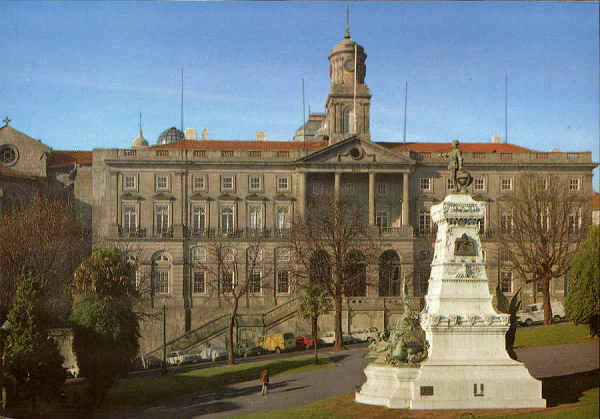 SN - Pal�cio da Associa��o Comercial do Porto. Pra�a Infante D. Henrique - Ed. da Associa��o Comercial do Porto - SD - Dim. 104x149 mm - Col. Gra�a Maia