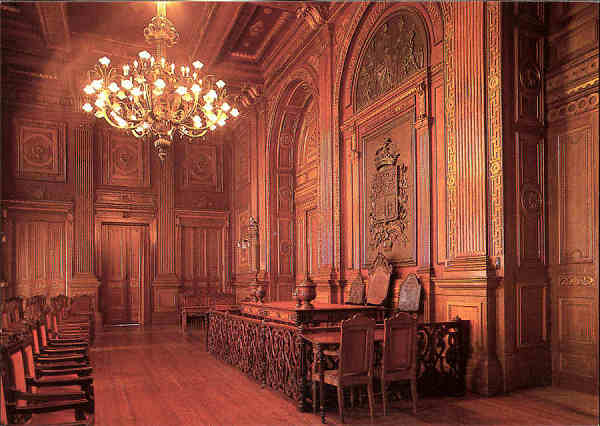 SN - Pal�cio da Associa��o Comercial do Porto. Sala das Assembleias Gerais - Ed. da Associa��o Comercial do Porto - SD - Dim. 104x149 mm - Col. Gra�a Maia