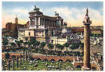 SN - Roma, Monumento a Vittorio Emanuele II e Foro Trajano - Editor �Cecami� - Dim. 15,0x10,5 cm - Circulado em 1949 - Col. Monge da Silva