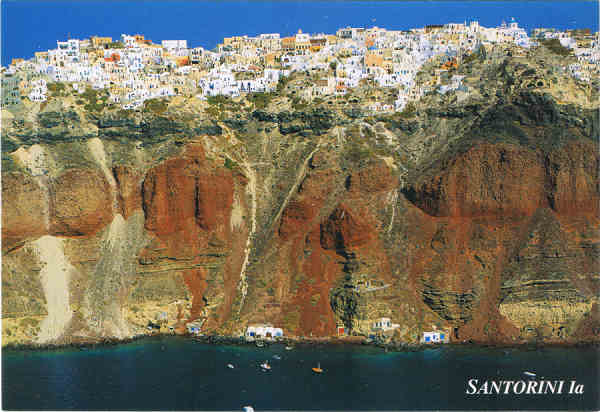 S 161 - Gr�cia SANTORINI. Ia - Ed. I. MATHIOULAKIS & Co. 1. Andromedas str., 162 31 Vyronas Athens - Greece - tel. 210 7661351 - SD - Dim. 16x11 cm - Col. F�tima B�ia (2007)